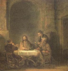 REMBRANDT Harmenszoon van Rijn The Supper at Emmaus (mk05) Spain oil painting art